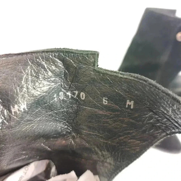 Stuart Wietzman modern anti gravity heelless suede platform booties - Picture 10 of 11